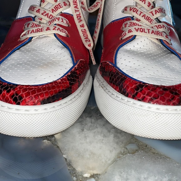 LIKE NEW Zadig & Voltaire High-Top Sneakers Sz 39 - Picture 3 of 9